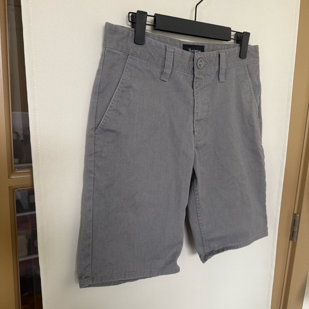 Brixton‎ Men's 30 Grey Toil II Chino Short - Picture 2 of 7